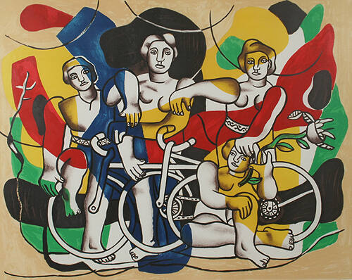 Four Figures and Bicycles