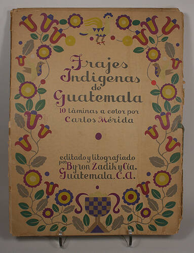 Trajes indigenas de Guatemala 10 laminas a color por Carlos Merida