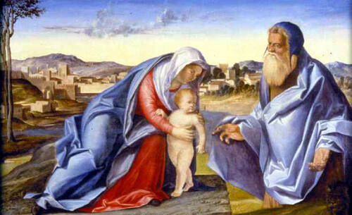 Madonna and Child with St. Jerome