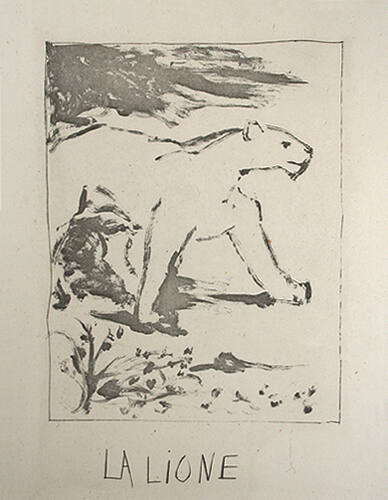 La lione (The Lion), Plate 11