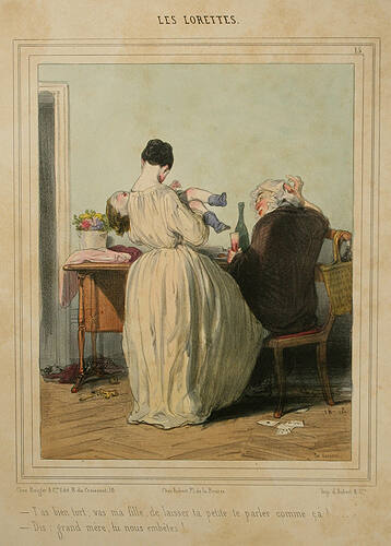 T'as bien tort, vas ma fille, de laisser la petit le parler comme ça!, Plate 15