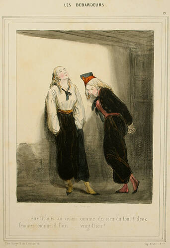 Être fichues au violon comme des rien du tout! deux femmes comme il faut vùigt Dieu!, Plate 19