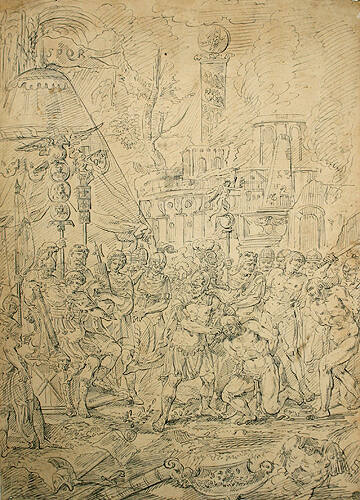Roman Emperor with Prisoners