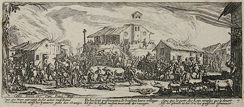 Plundering and Burning of a Village, Plate 7