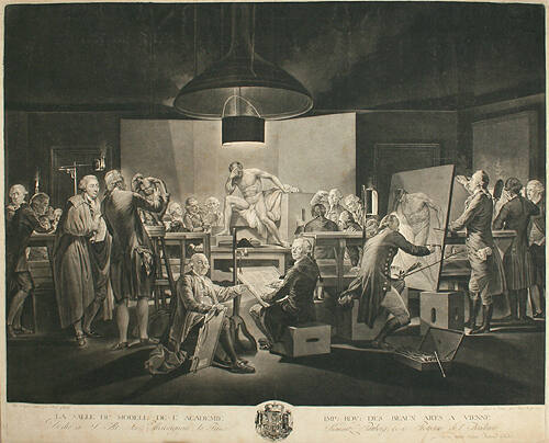 La salle du modell de l'Academie