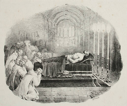 William the Conqueror on His Death Bier