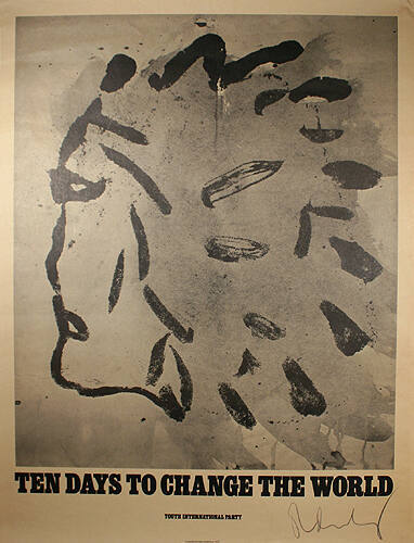 Poster from Ten Days to Change the World Youth International Party