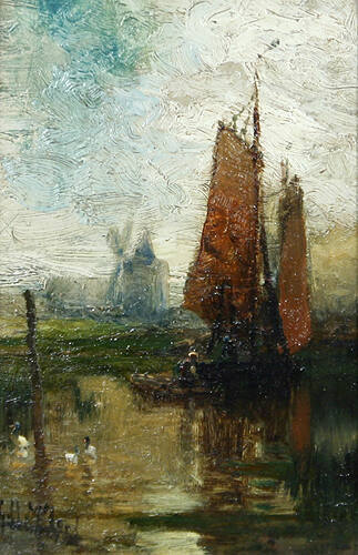 Untitled (Dutch Harbor Scene)