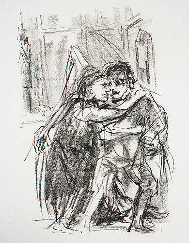 Goneril and Edmund, Act IV Scene II: Decline Your Head, This Kiss If It Durst Speak
