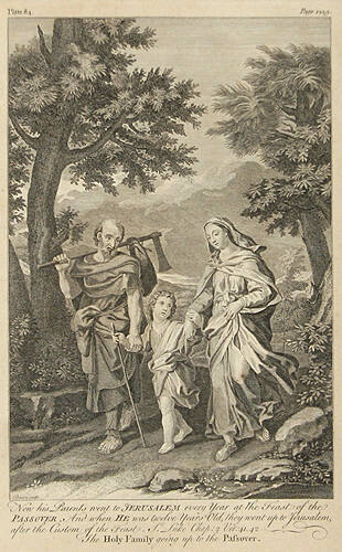 The Holy Family Going Up to the Passover (Luke 2:41-42)