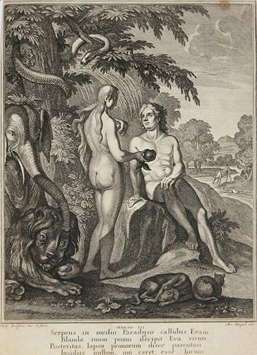 Eve Offers the Apple to Adam (Genesis 3)