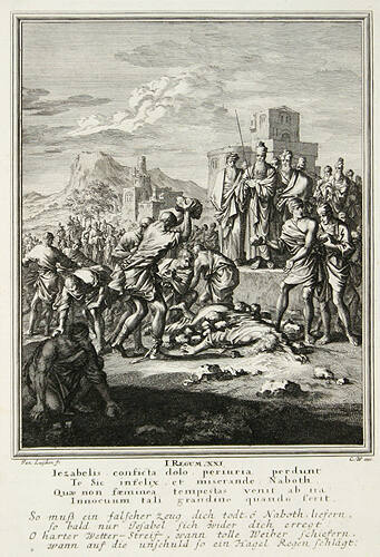 Noboth is Stoned on Jezebel's Orders (1 Kings 21)