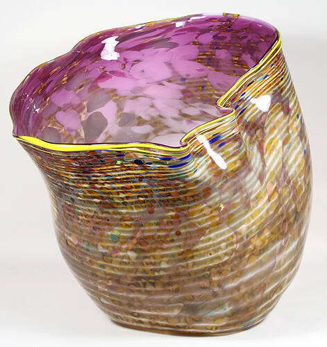 Old Rose Macchia with Yellow Lip Wrap