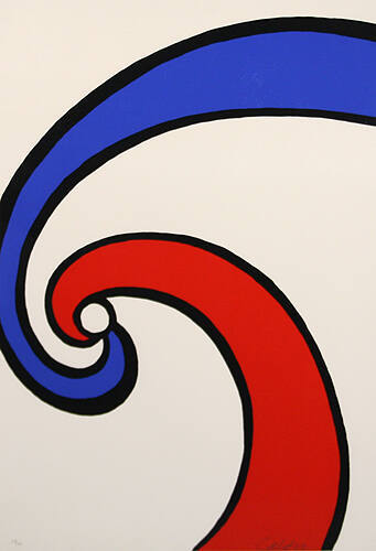 Red and Blue Swirl