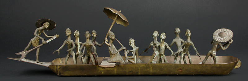 Canoe with Figures