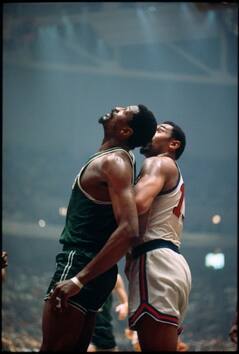 Bill Russell and Wilt Chamerlain, Philadelphia, PA