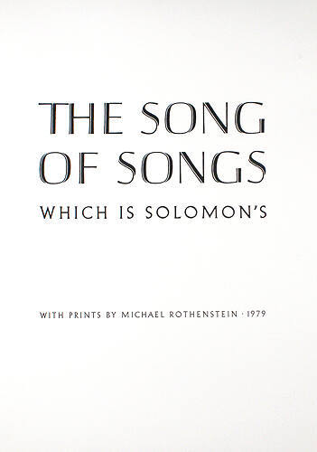 The Song of Songs Portfolio