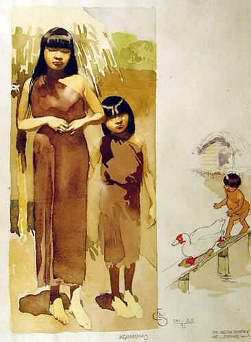 Aguarunas/An Indian Hunter at Jupari