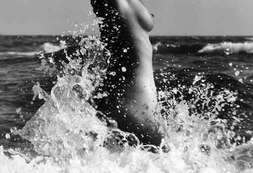 Nude in the Sea, The Camarque, France