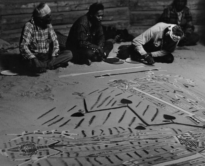 Navajo Ceremonial Sand Painting
