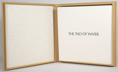 The Tao of Water