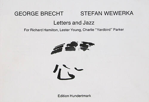 Letters and Jazz for Richard Hamilton, Lester Young, Charlie "Yardbird" Parker